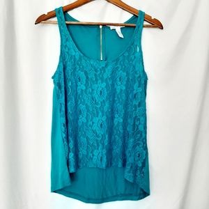 Ambiance Apparel Lace Tank Top